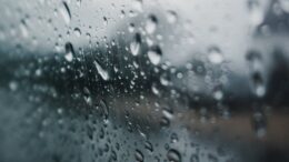 water droplets on glass window